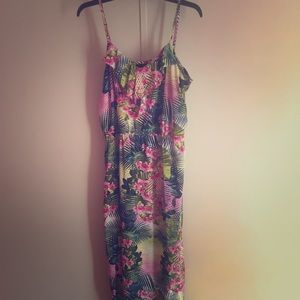 Hawaiian Print Dress